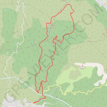 Itinéraire Le Bau de l'Aigle, distance, dénivelé, altitude, carte, profil, trace GPS