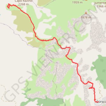 Itinéraire Lacs du Lancone, distance, dénivelé, altitude, carte, profil, trace GPS