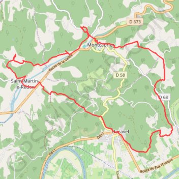 Itinéraire Entre Thèze et Lot, distance, dénivelé, altitude, carte, profil, trace GPS