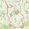 Itinéraire Monts d'Arrée, Les Cragou, distance, dénivelé, altitude, carte, profil, trace GPS