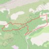 Itinéraire Riboux - Puits d'Arnaud - Jas Frédéric, distance, dénivelé, altitude, carte, profil, trace GPS