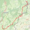 Itinéraire Noville - Bourcy - Hachiville - Limerlé - Gouvy, distance, dénivelé, altitude, carte, profil, trace GPS