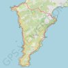 Itinéraire Cap de la Chèvre - Crozon, distance, dénivelé, altitude, carte, profil, trace GPS