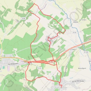 Itinéraire CIRCUIT_ENTRE_VIGNES_ET_PIERRES, distance, dénivelé, altitude, carte, profil, trace GPS