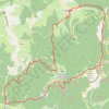 Itinéraire Doizueyx par les cretes, distance, dénivelé, altitude, carte, profil, trace GPS