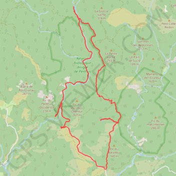 Itinéraire 2024 06 07 - nénuphars Esterel pix, distance, dénivelé, altitude, carte, profil, trace GPS