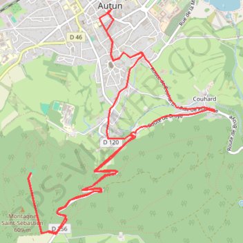 Itinéraire Montée de la Croix 2019, distance, dénivelé, altitude, carte, profil, trace GPS