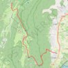 Itinéraire 25_27.05.2017 Collonges - Noire Combe, distance, dénivelé, altitude, carte, profil, trace GPS