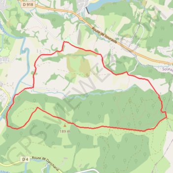 Itinéraire Les Redoutes de Saint-Pée-sur-Nivelle depuis le Pont d'Amotz, distance, dénivelé, altitude, carte, profil, trace GPS