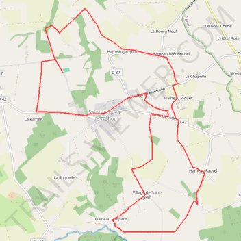 Itinéraire Randonnée pédestre 14km 2026, distance, dénivelé, altitude, carte, profil, trace GPS