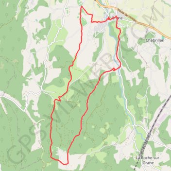 Itinéraire Vallée de la Drôme Diois - Le Filan, distance, dénivelé, altitude, carte, profil, trace GPS