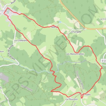 Itinéraire Coup d'oeil à Montregard, distance, dénivelé, altitude, carte, profil, trace GPS