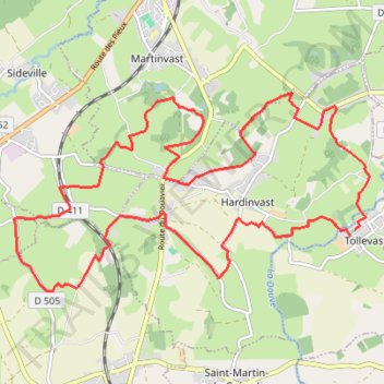 Itinéraire 0 - pedestre_19_km_2026-24194454-1787934145-647, distance, dénivelé, altitude, carte, profil, trace GPS