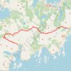 Itinéraire Vikjord-Brustranda, distance, dénivelé, altitude, carte, profil, trace GPS