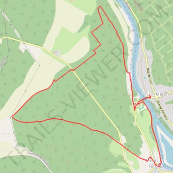 Itinéraire Maron, distance, dénivelé, altitude, carte, profil, trace GPS