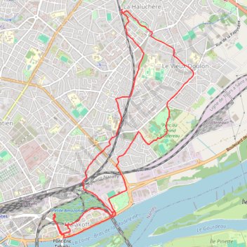 Itinéraire NANTES EST, distance, dénivelé, altitude, carte, profil, trace GPS