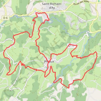 Itinéraire Coq'In, distance, dénivelé, altitude, carte, profil, trace GPS
