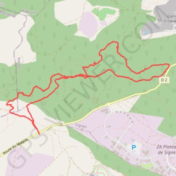 Itinéraire Grotte du Mounoi, distance, dénivelé, altitude, carte, profil, trace GPS
