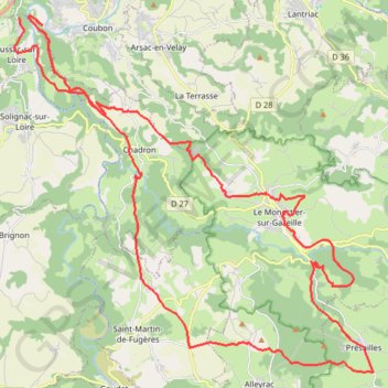 Itinéraire ITINÉRAIRE-61km-IBP181-hiking, distance, dénivelé, altitude, carte, profil, trace GPS