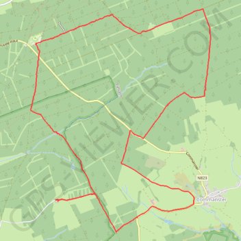 Itinéraire Rando Grand-Bois Vielsalm, distance, dénivelé, altitude, carte, profil, trace GPS