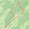 Itinéraire Tour du Sauget - Lamoura, distance, dénivelé, altitude, carte, profil, trace GPS