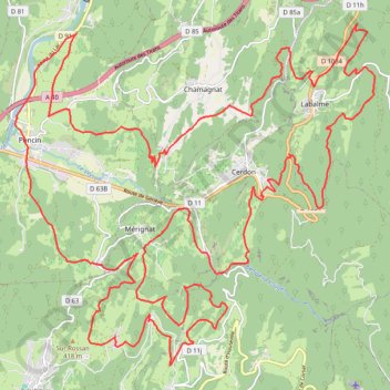 Itinéraire VTT_SDE-2022_50km, distance, dénivelé, altitude, carte, profil, trace GPS