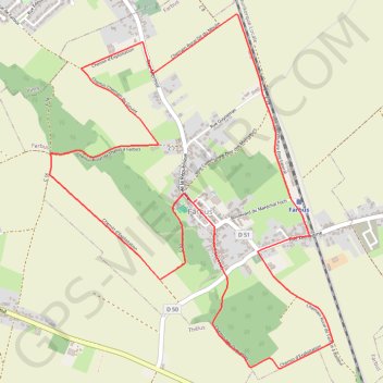 Itinéraire Le chemin de Saint-Ranulphe - Farbus, distance, dénivelé, altitude, carte, profil, trace GPS