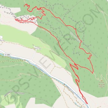 Itinéraire Crêtes de la Rortie, distance, dénivelé, altitude, carte, profil, trace GPS