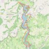 Itinéraire Entrainement Trail Tour du lac Eguzon - Depart de Bonnu, distance, dénivelé, altitude, carte, profil, trace GPS