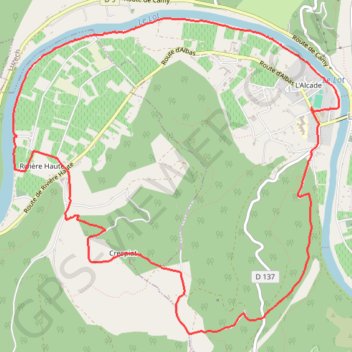 Itinéraire Luzech, distance, dénivelé, altitude, carte, profil, trace GPS
