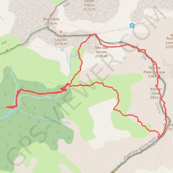 Itinéraire Plate Longue et Rocher Rond (Dévoluy), distance, dénivelé, altitude, carte, profil, trace GPS