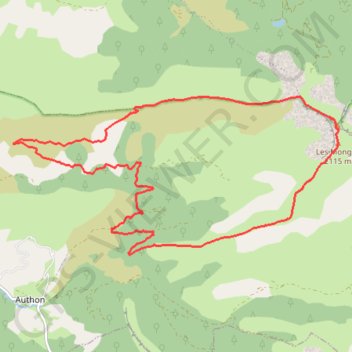 Itinéraire PIED_SEYNE-15-sommet-des-monges- 18 km 1155 m d+, distance, dénivelé, altitude, carte, profil, trace GPS