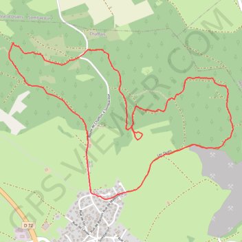 Itinéraire La Croix au Curé - Chaffois, distance, dénivelé, altitude, carte, profil, trace GPS