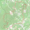 Itinéraire Le tour du Devès (Le Barroux, 84), distance, dénivelé, altitude, carte, profil, trace GPS