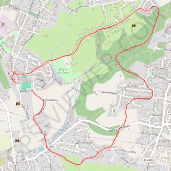 Itinéraire Rando Bouliac, distance, dénivelé, altitude, carte, profil, trace GPS