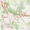 Itinéraire Rando APE 45km 12-04-2015, distance, dénivelé, altitude, carte, profil, trace GPS