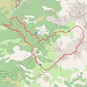 Itinéraire coldejou, distance, dénivelé, altitude, carte, profil, trace GPS