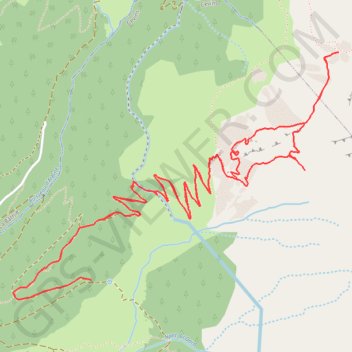 Itinéraire Les Anciennes Ardoisières de Cevins et de la Bâthie depuis Bénétant, distance, dénivelé, altitude, carte, profil, trace GPS