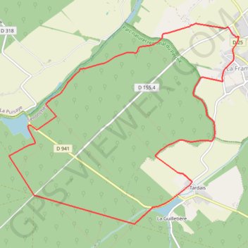 Itinéraire Forêt domaniale de Senonches, distance, dénivelé, altitude, carte, profil, trace GPS