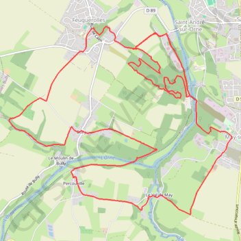 Itinéraire Rando d'Odin - Passion, distance, dénivelé, altitude, carte, profil, trace GPS