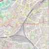 Itinéraire Metz-Sablon - Montigny, distance, dénivelé, altitude, carte, profil, trace GPS