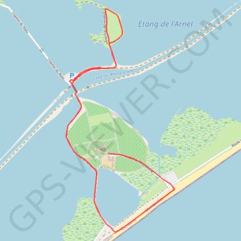 Itinéraire Abbaye de Maguelone - Villeneuve-lès-Maguelone, distance, dénivelé, altitude, carte, profil, trace GPS