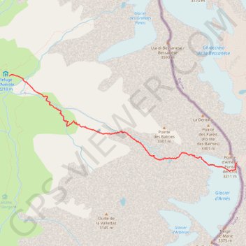 Itinéraire Col d'Arnès, distance, dénivelé, altitude, carte, profil, trace GPS