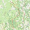 Itinéraire Traversée de la Lozère, distance, dénivelé, altitude, carte, profil, trace GPS