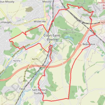 Itinéraire 20 km La marche Rose 2024, distance, dénivelé, altitude, carte, profil, trace GPS
