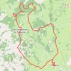 Itinéraire Huparlac - Pays de la Viadène, distance, dénivelé, altitude, carte, profil, trace GPS
