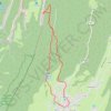 Itinéraire Pas de Roche Taillée, distance, dénivelé, altitude, carte, profil, trace GPS