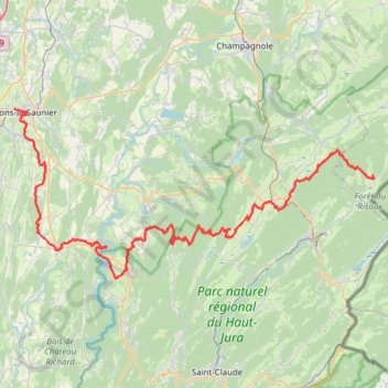 Itinéraire jhb 23-16151950, distance, dénivelé, altitude, carte, profil, trace GPS