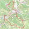 Itinéraire Sur les traces de l'abbé Saunière, distance, dénivelé, altitude, carte, profil, trace GPS