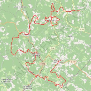 Itinéraire 449063, distance, dénivelé, altitude, carte, profil, trace GPS